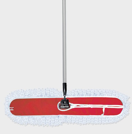 Total Clean TRAPEADOR MOP MICROFIBRA COMPLETO TOTALCLEAN ROJO 60cm - 90cm - 150cm 